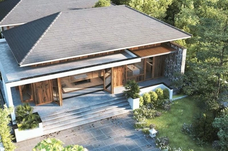 các mẫu nhà vườn 1 tầng 4 phòng ngủ đủ không gian gia đình đông