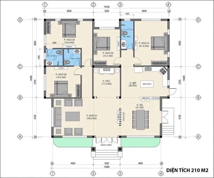 Ngắm mẫu nhà vườn đẹp giá rẻ mẫu nhà vườn 1 tầng