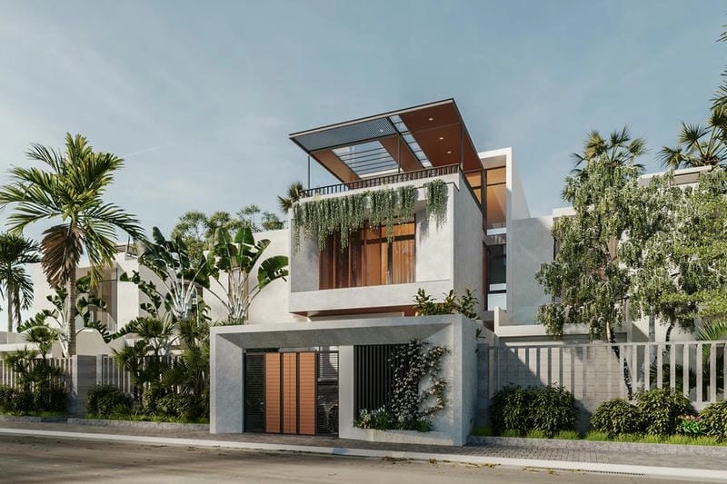 mẫu nhà biệt thự phong cách châu âu đẳng cấp tinh tế