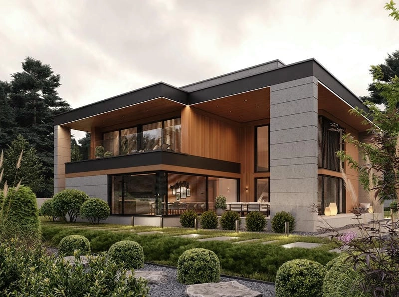 Thiết kế nhà theo phong cách châu âu cổ điển cực sang