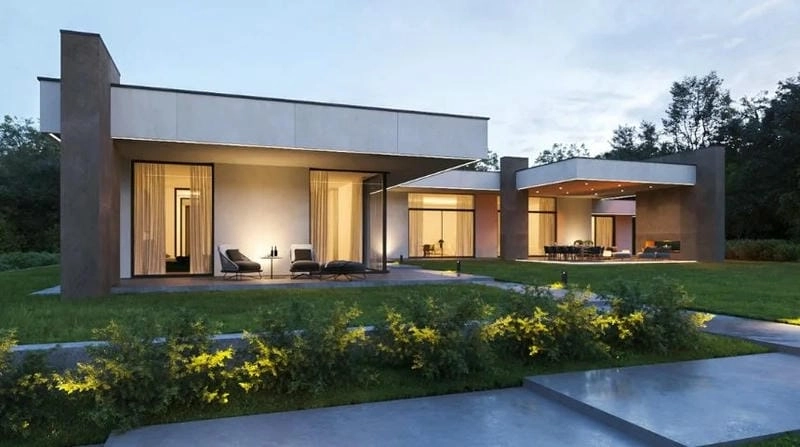 Tham khảo mẫu nhà mái bằng 1 tầng tiện nghi tinh tế