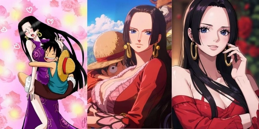 Tiểu sử về Boa Hancock và Luffy