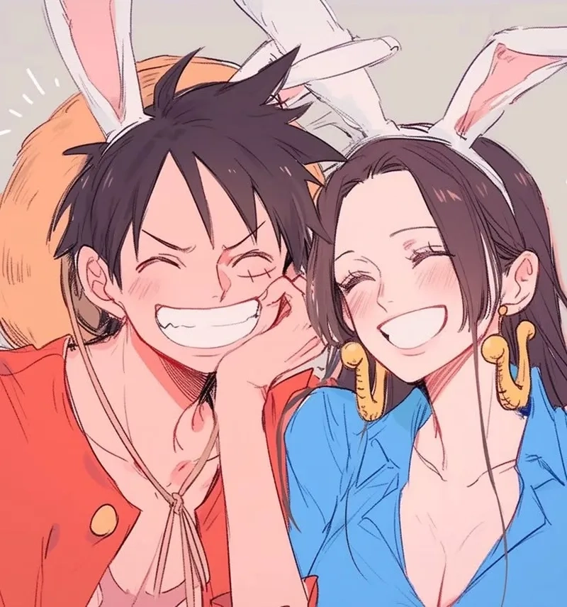 Bộ sưu tập hình Luffy và Hancock lãng mạn