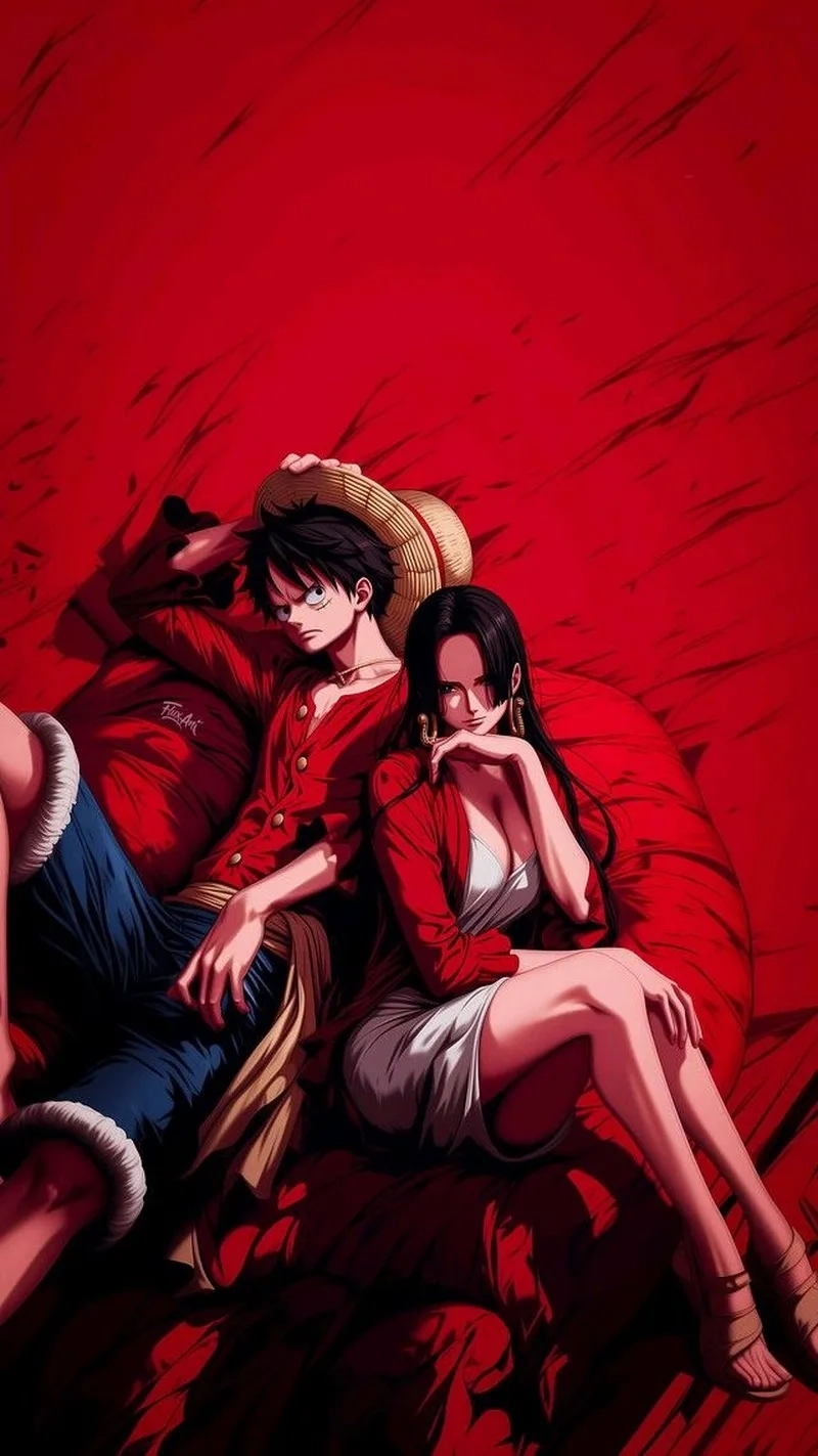 Chuyện tình Monkey D Luffy Boa Hancock trong One Piece