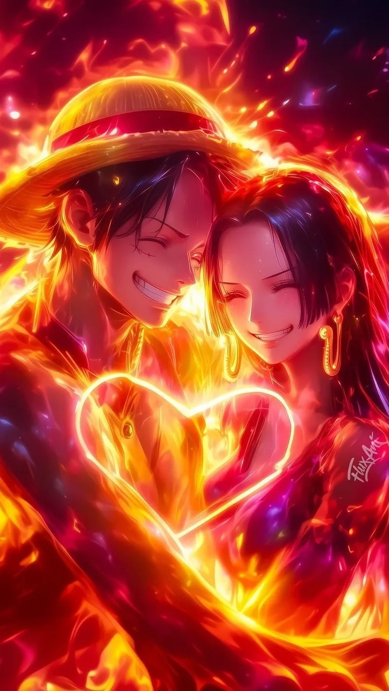 Tình cảm của Luffy yêu Hancock có thật không