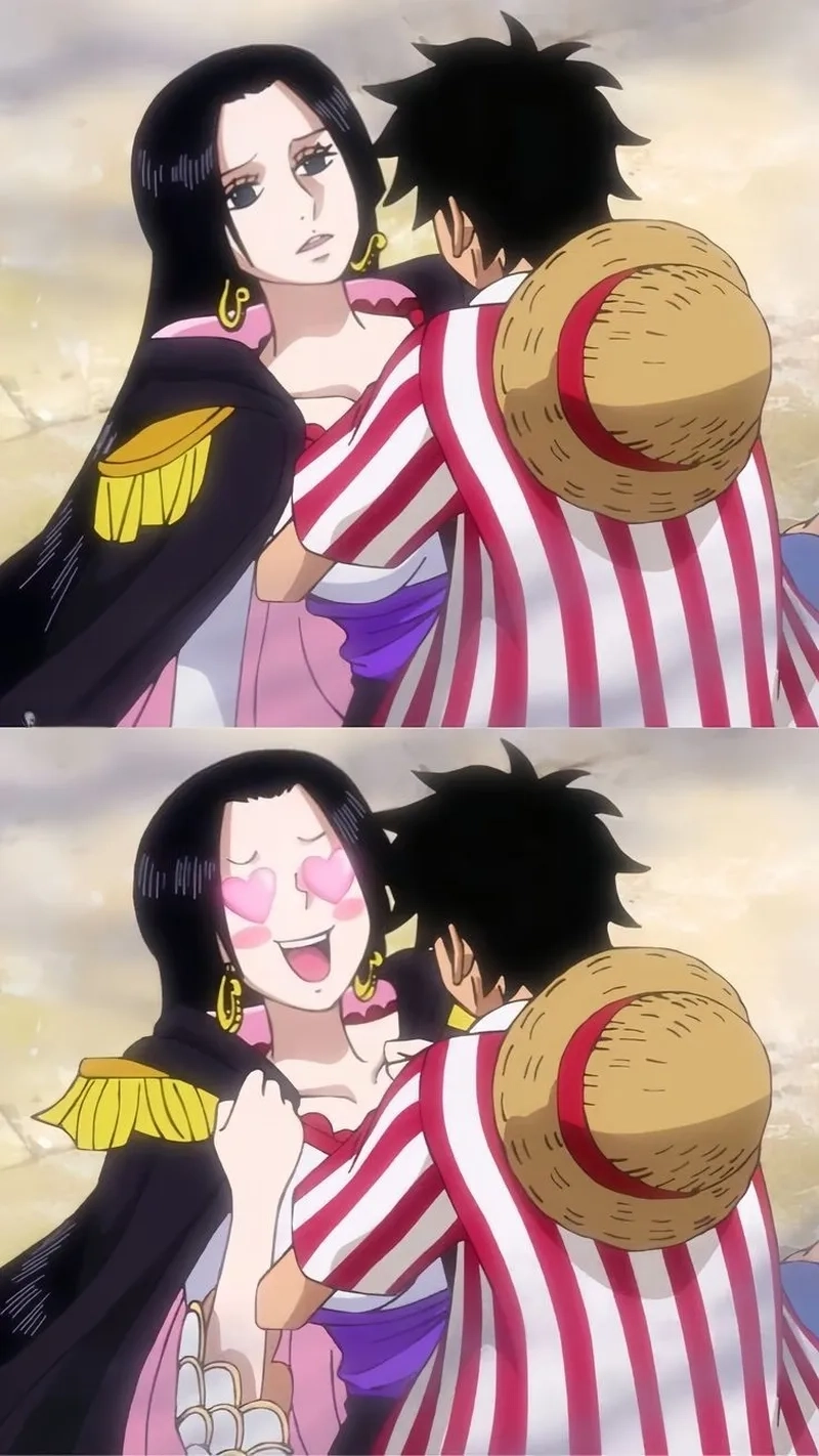 Tổng hợp ảnh Luffy và Boa Hancock cực kỳ lôi cuốn