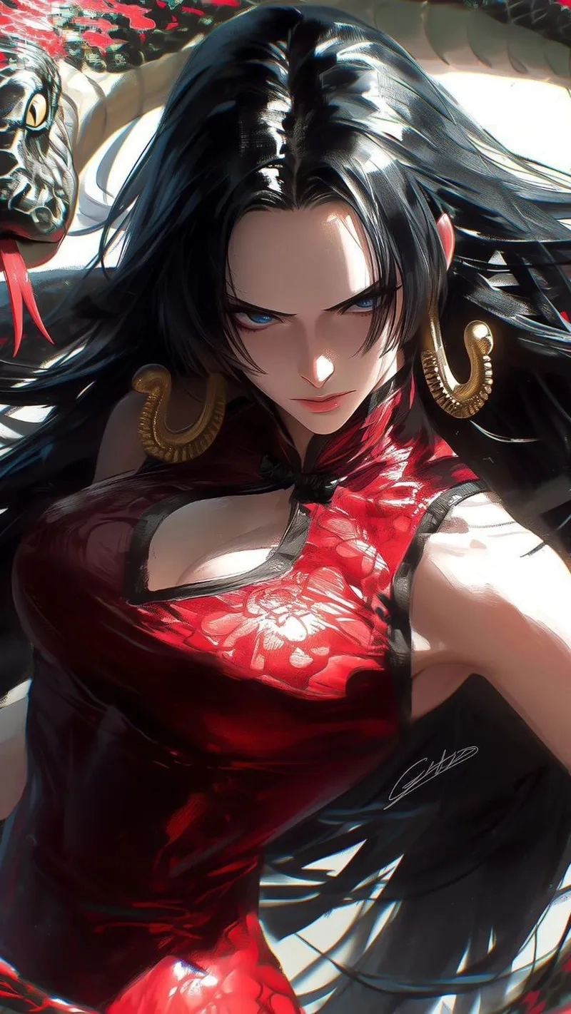 Khoảnh khắc rực rỡ sắc đẹp đầy kiêu sa của ảnh Boa Hancock Đẹp