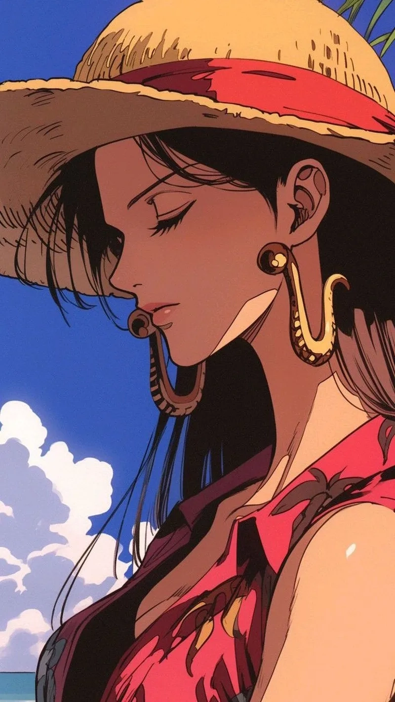 Visual đậm chất hình One Piece Boa Hancock