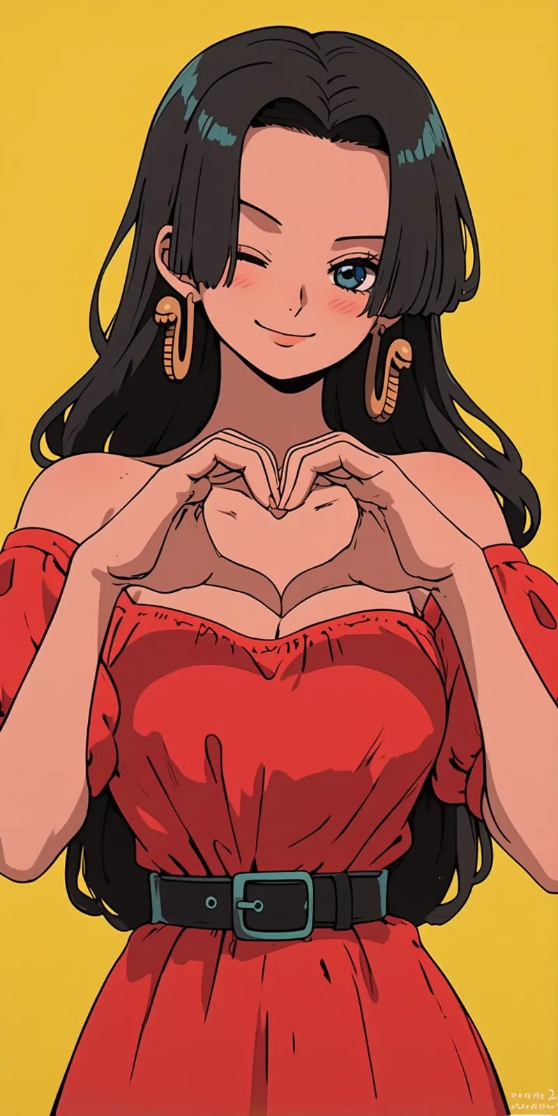 Ảnh cận cảnh tỏa sáng vẻ đẹp sắc sảo của hình Của Boa Hancock