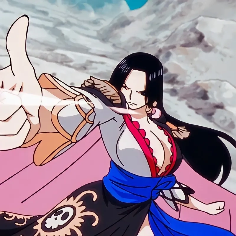 Khoảnh khắc đáng yêu của ảnh của Hancock trong thế giới anime