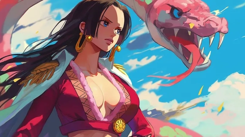 Wallpaper cực sắc nét với tạo hình One Piece Boa Hancock