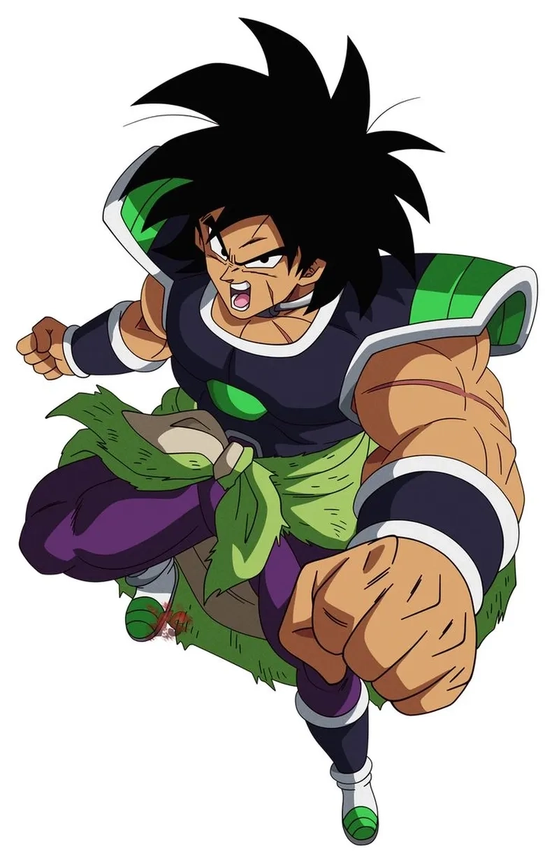 Tạo hình đáng sợ của Broly Dragon Ball trong những cuộc chiến đỉnh cao
