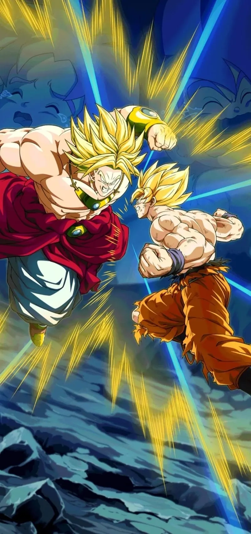 Trận chiến kinh điển giữa Goku vs Broly trong bộ phim cực đỉnh