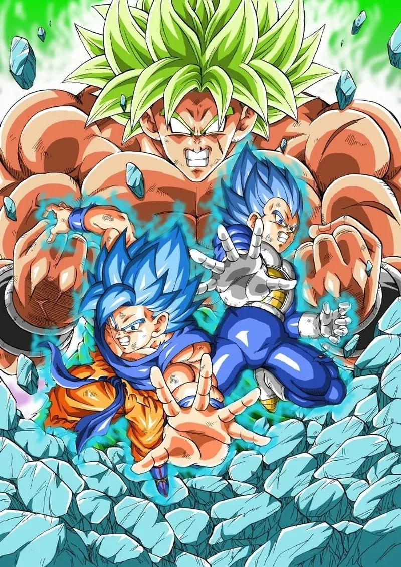 Trận chiến huyền thoại giữa Goku x Broly