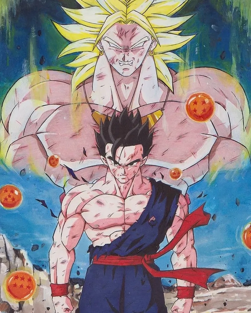 Trận đấu căng thẳng giữa Gohan vs Broly