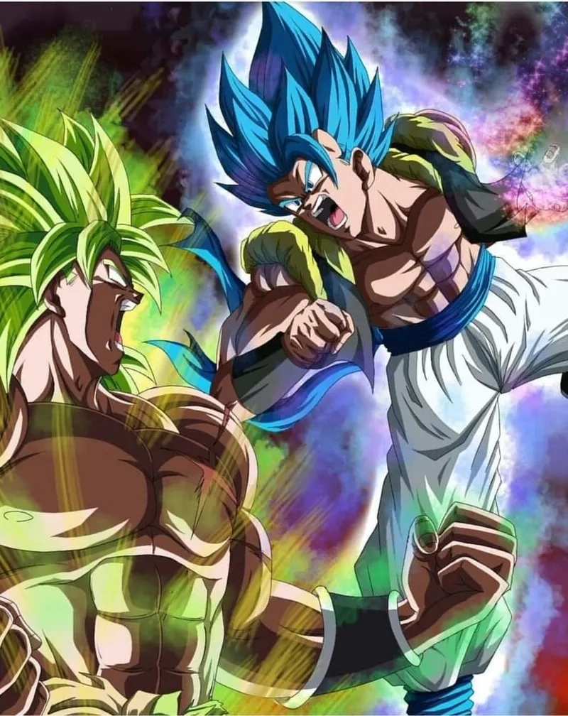 Trận chiến cực kỳ gay cấn giữa Broly x Gogeta