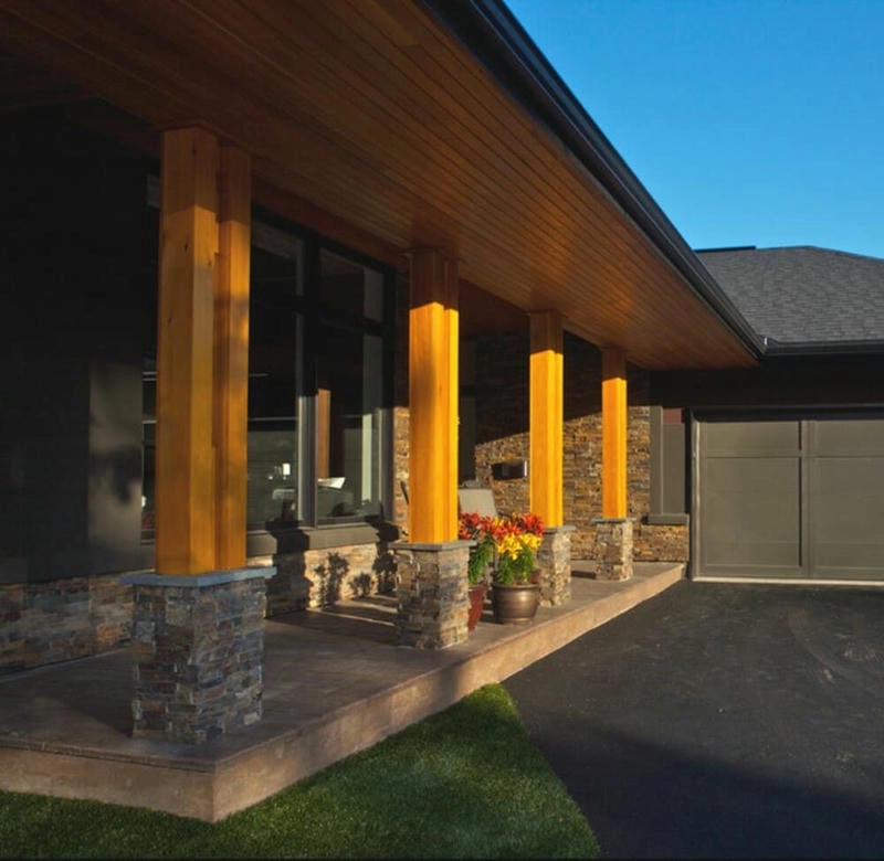 mẫu cột nhà mái nhật tạo nét hài hòa sang trọng