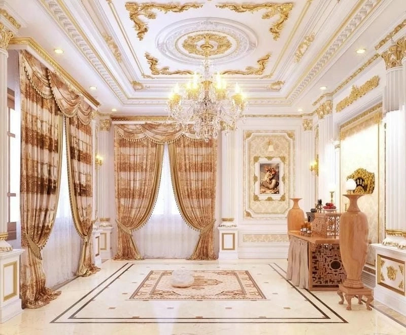 màu sơn cột nhà đẹp phù hợp với kiến trúc tổng thể