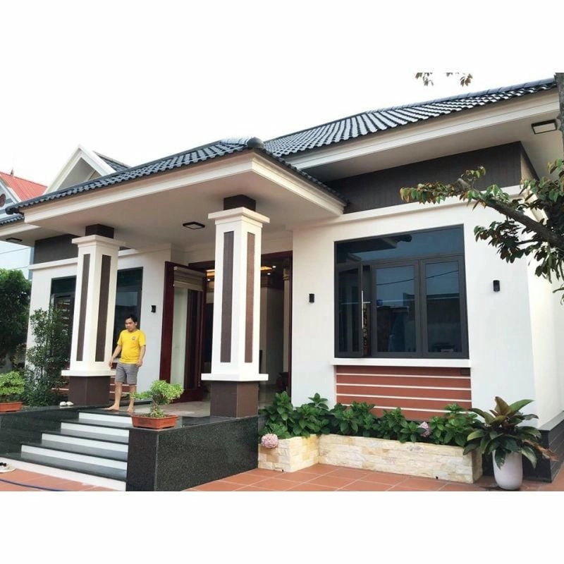 những mẫu cột nhà vuông đẹp phù hợp phong cách hiện đại