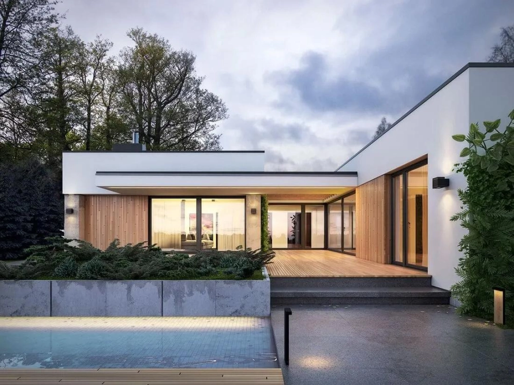 Tham khảo mẫu nhà cấp 4 nông thôn chữ l