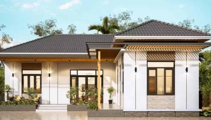 Xem mẫu nhà cấp 4 chữ l 4 phòng ngủ