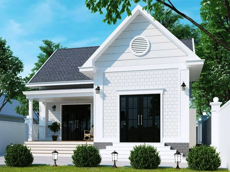 Tham khảo mẫu nhà cấp 4 chữ l hiện đại