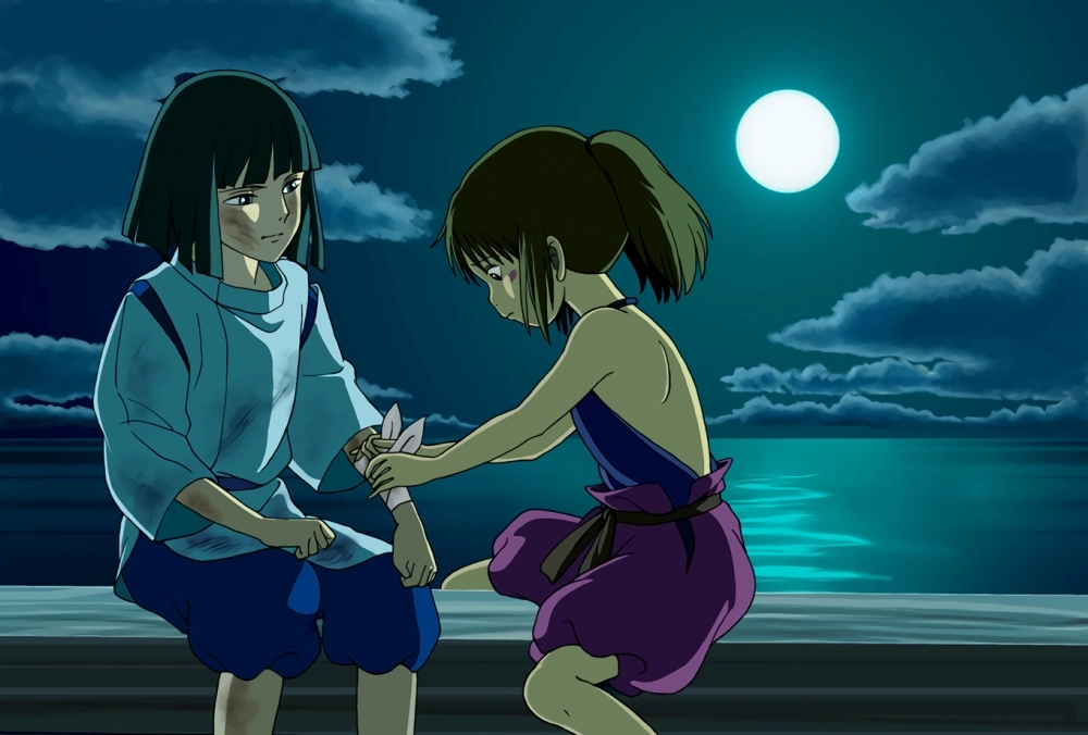 Chihiro and Haku đã cùng nhau vượt qua thử thách trong thế giới linh hồn