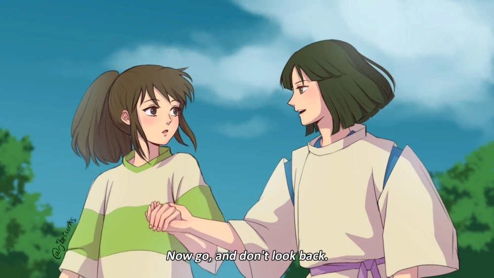 Chihiro x Haku comic vẽ lại câu chuyện dang dở của hai người