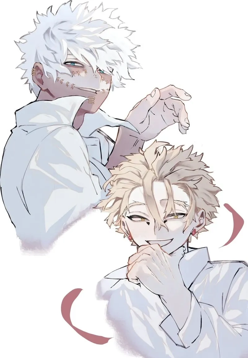 Dabi chibi phiên bản dễ thương của Dabi trong phong cách hoạt hình nhỏ