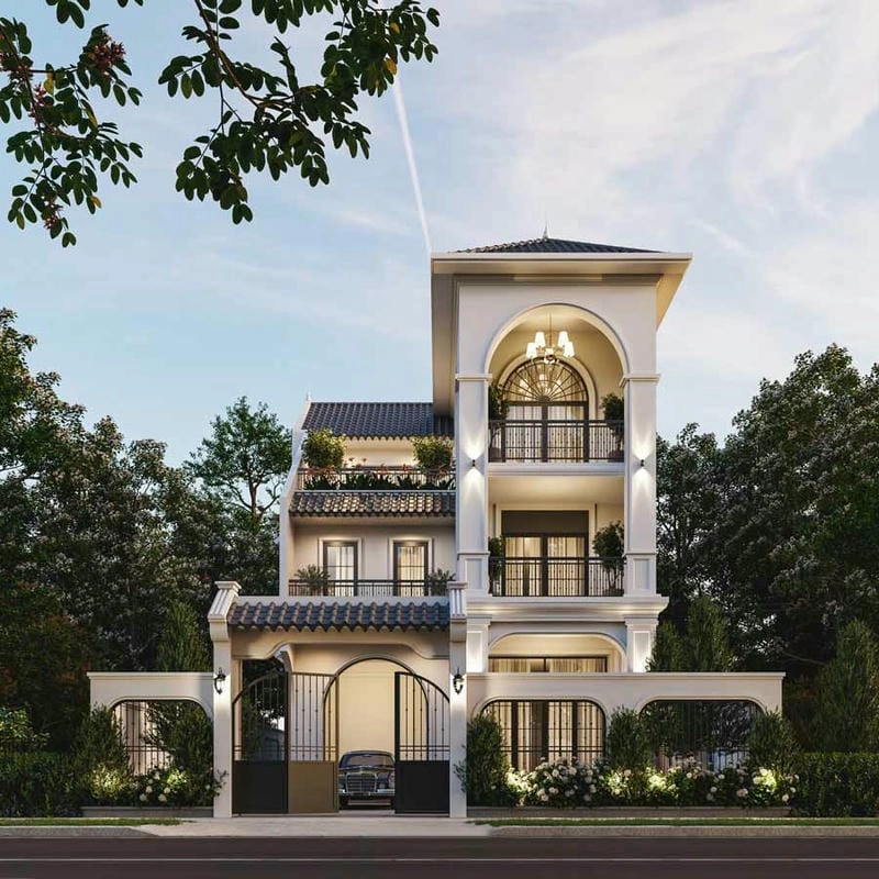 Không gian hoài niệm của nhà phong cách đông dương