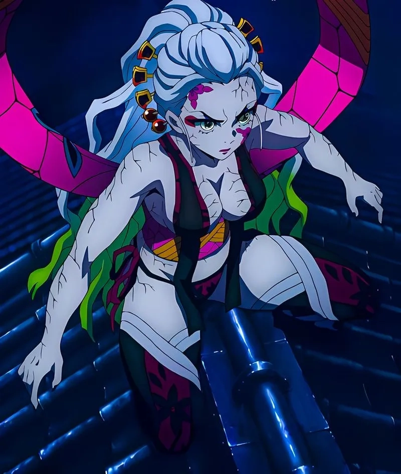 Kimetsu no Yaiba hentai Daki thường được fan khai thác trong các bộ ảnh mang phong cách trưởng thành