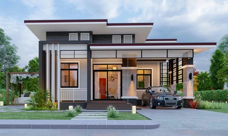 Top mẫu nhà 300 triệu ở nông thôn đơn giản mà cuốn hút