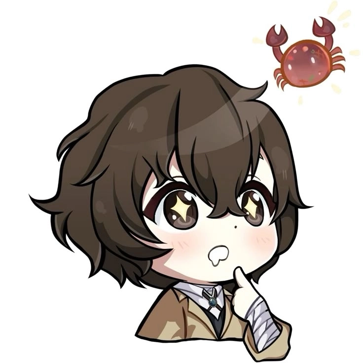 Chibi Dazai xuất hiện nhiều trong tranh fanart hài hước