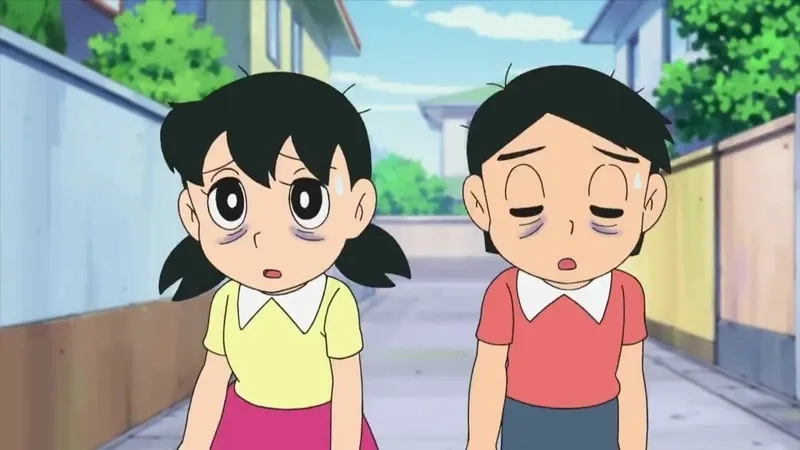 Cảm xúc lãng mạn khi Dekisugi hôn Shizuka