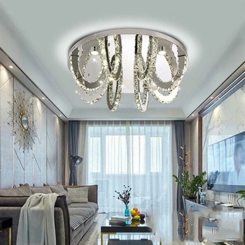 Trang nhã cùng đèn trang trí phòng khách hiện đại