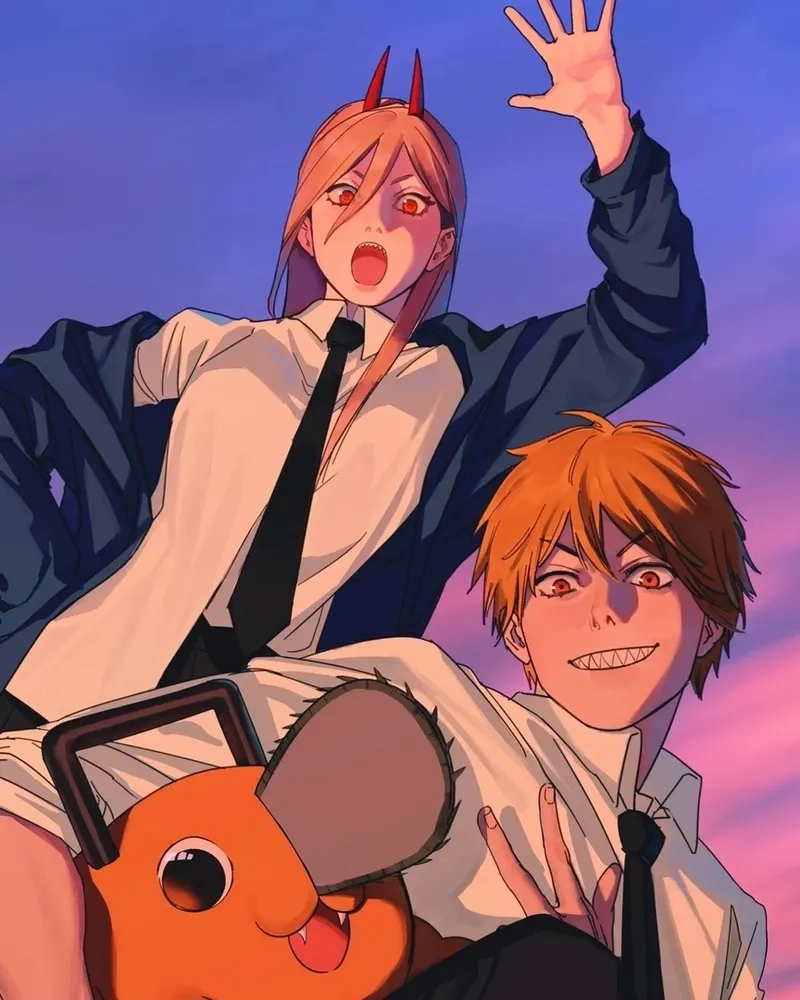 Fan tạo nội dung Denji x Power 18 với yếu tố trưởng thành