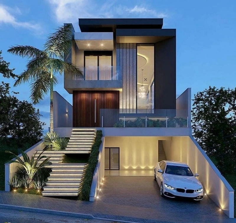 Khám phá 5x20 mẫu nhà có tầng hầm chìm độc đáo