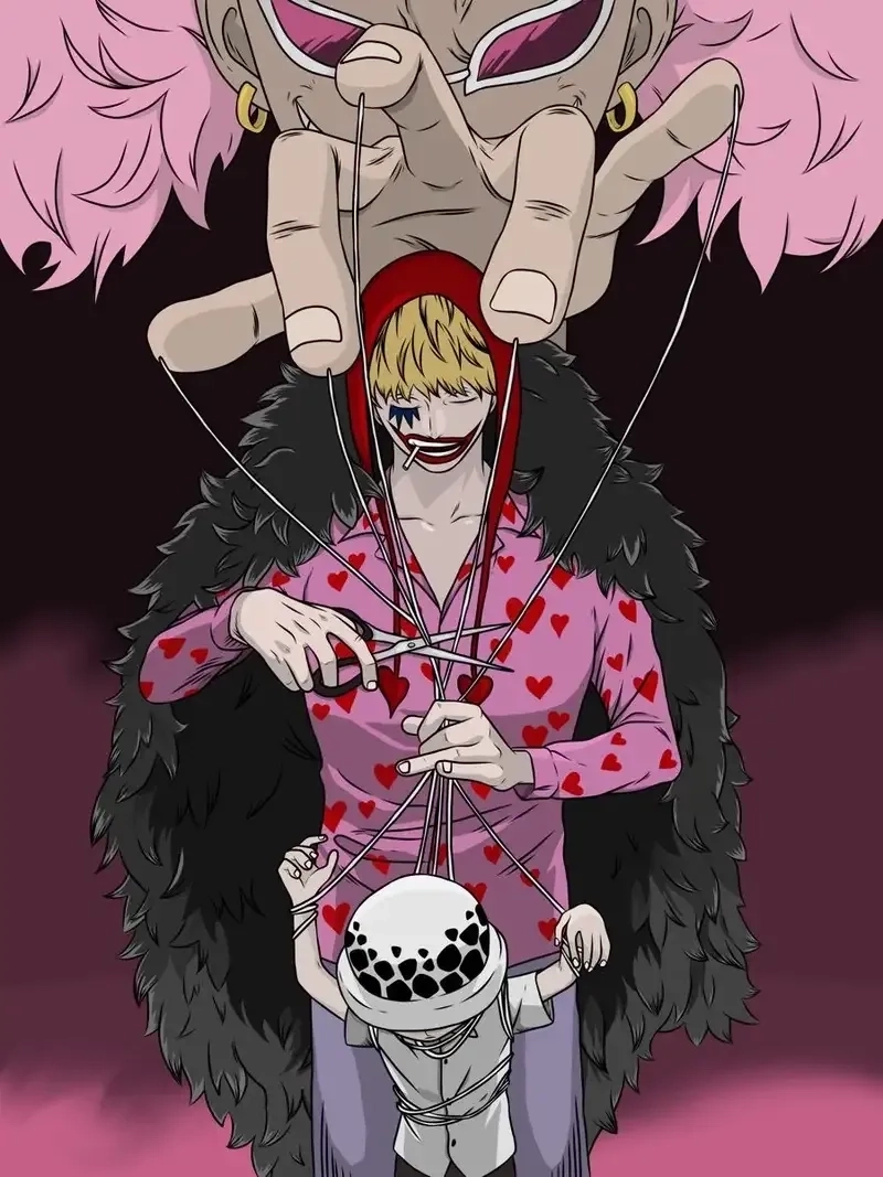 Donquixote Doflamingo pfp dành cho fan yêu thích nhân vật phản diện