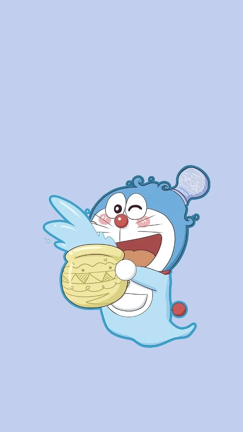 Tạo hình đặc trưng đáng yêu của hình ảnh chú mèo máy Doraemon