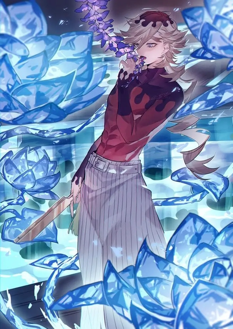 Cảnh chiến đấu của Douma Kimetsu no Yaiba gây ám ảnh