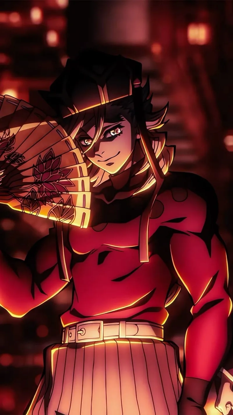 Nhân vật Kimetsu Yaiba Douma nổi bật với ngoại hình đặc trưng