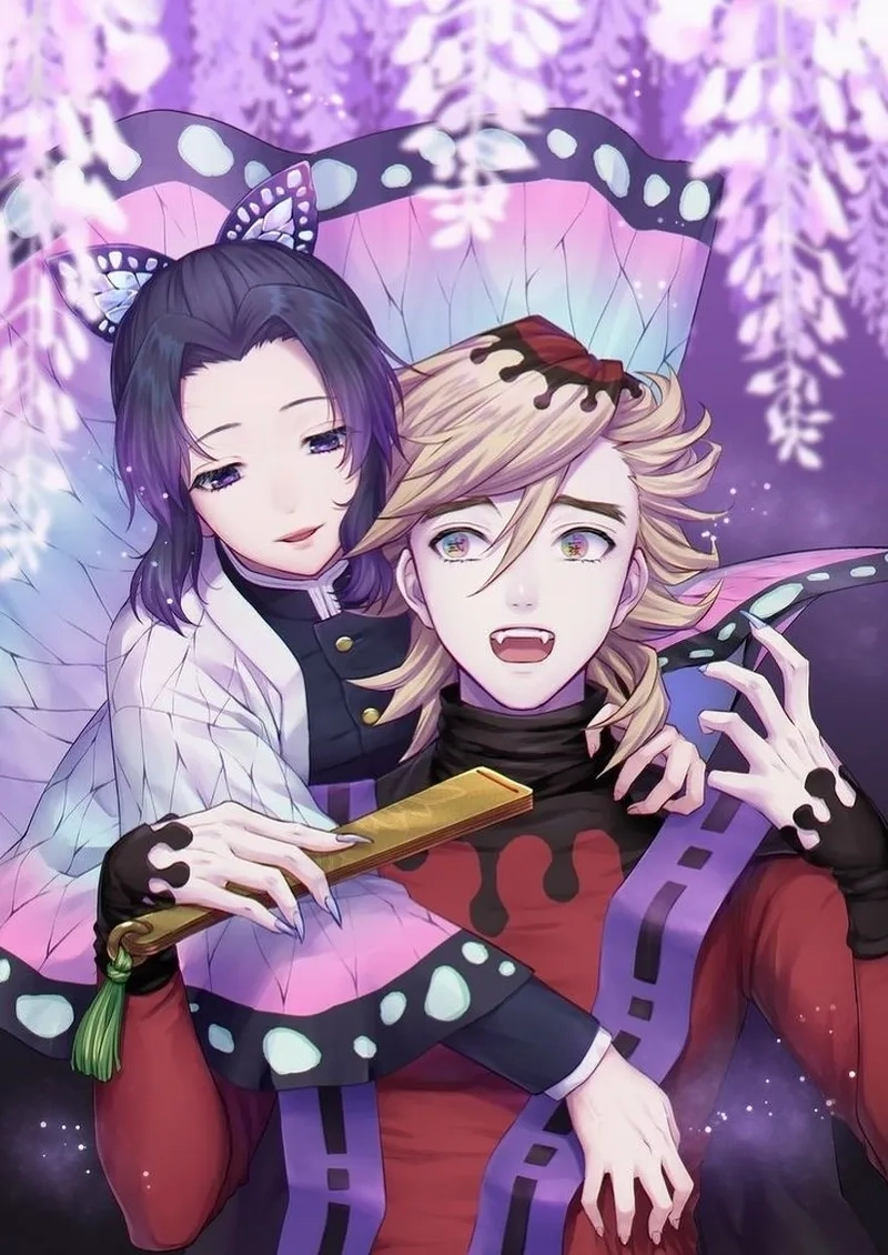 Cảnh đối đầu kịch tính giữa Shinobu Douma trong Demon Slayer