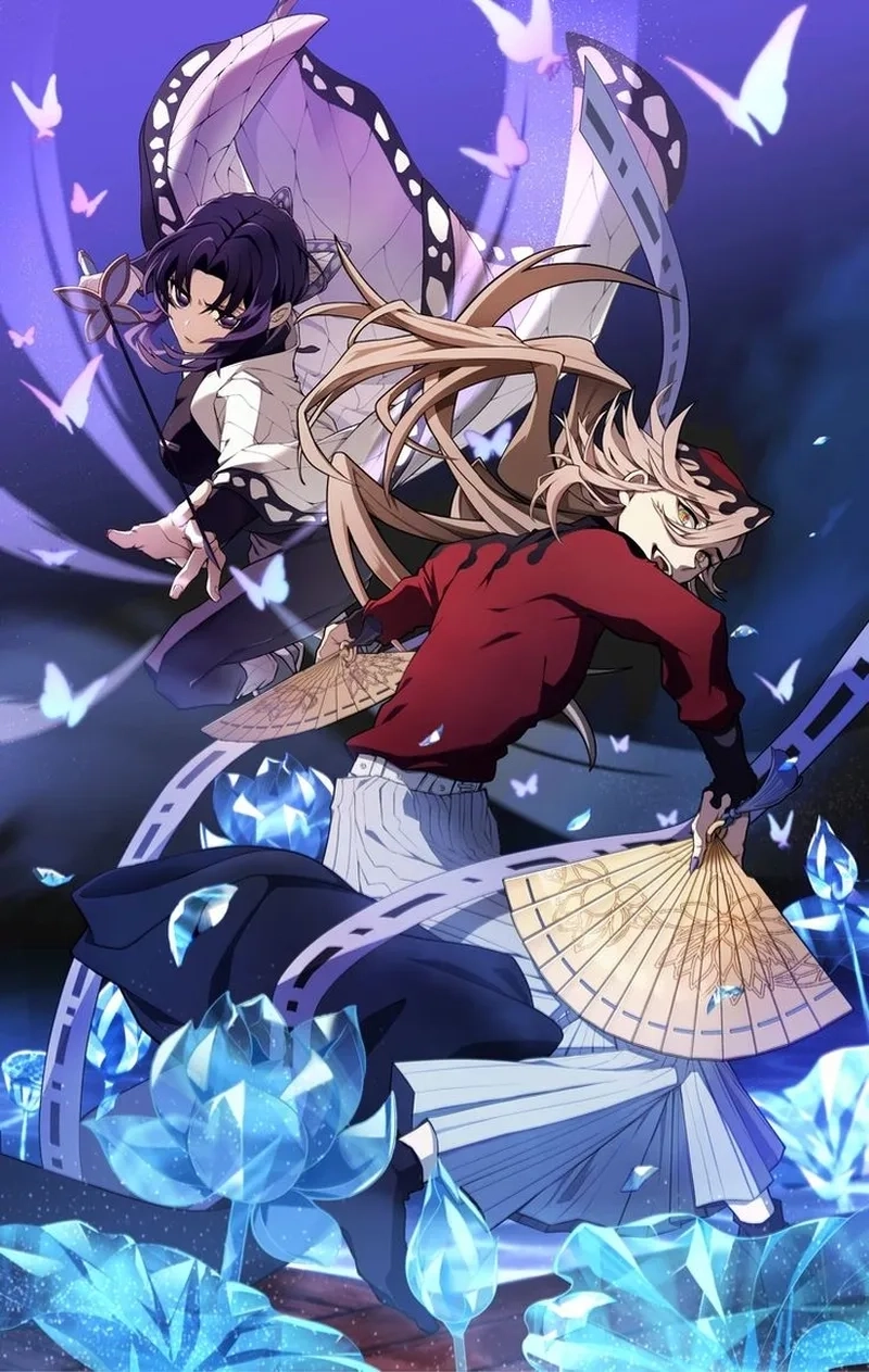 Fan thích thú với cặp đôi Shinobu and Douma trong nhiều fanart