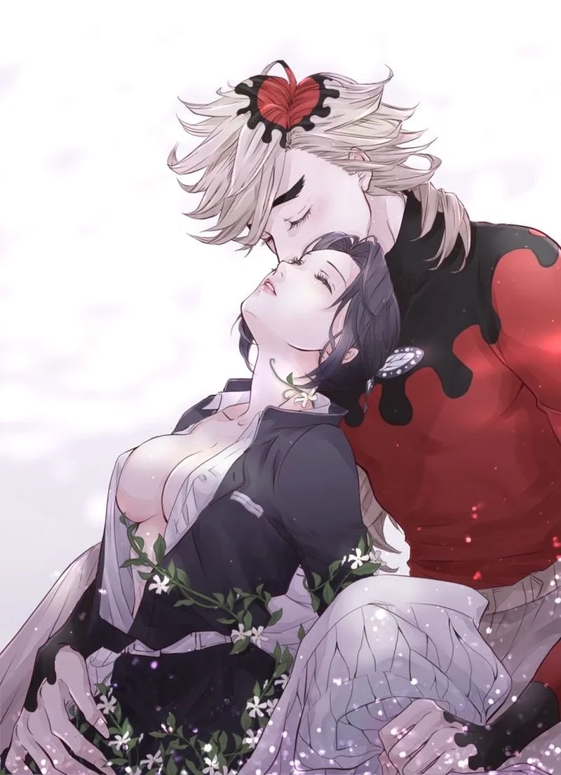 Quan hệ giữa Douma and Shinobu luôn được fan bàn luận