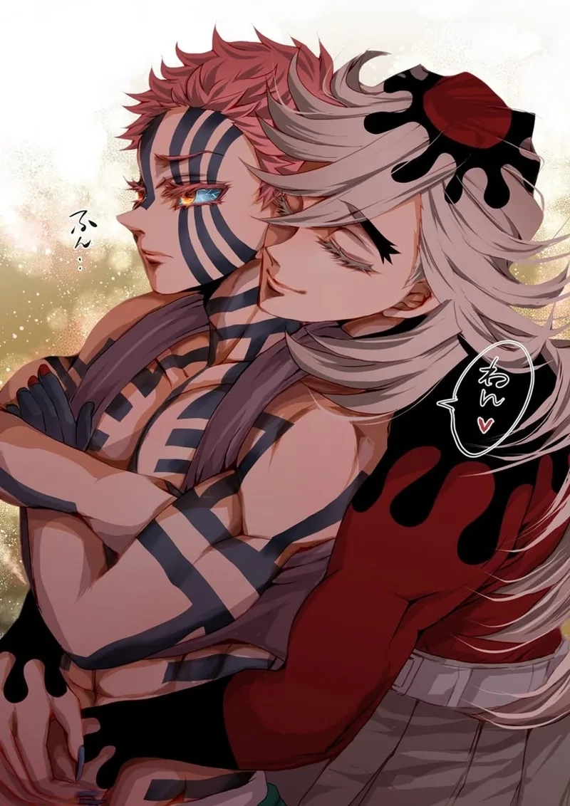 Tranh Akaza x Douma R34 chỉ dành cho người lớn