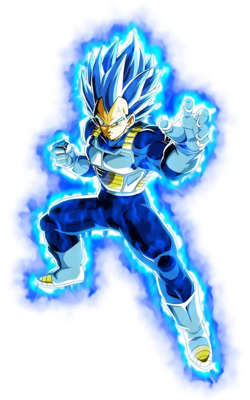 Hình ảnh Super Saiyan God Vegeta rực rỡ sức mạnh