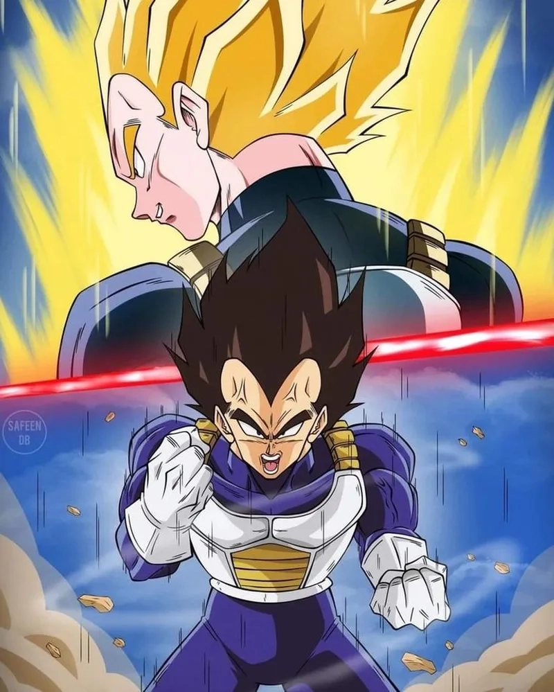 Bản fanmade Black Vegeta với tạo hình độc đáo