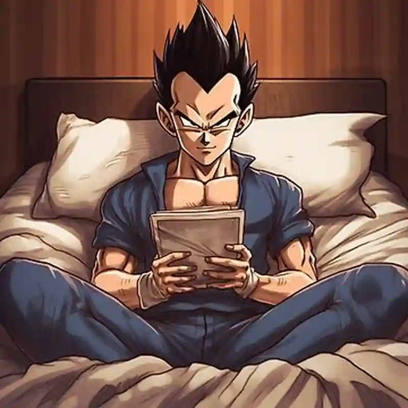 Top Vegeta reading book meme viral nhất mạng xã hội
