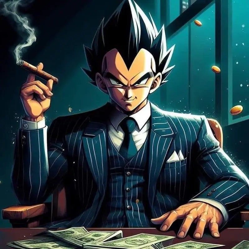 Hình ảnh Vegeta reading book được chia sẻ rộng rãi