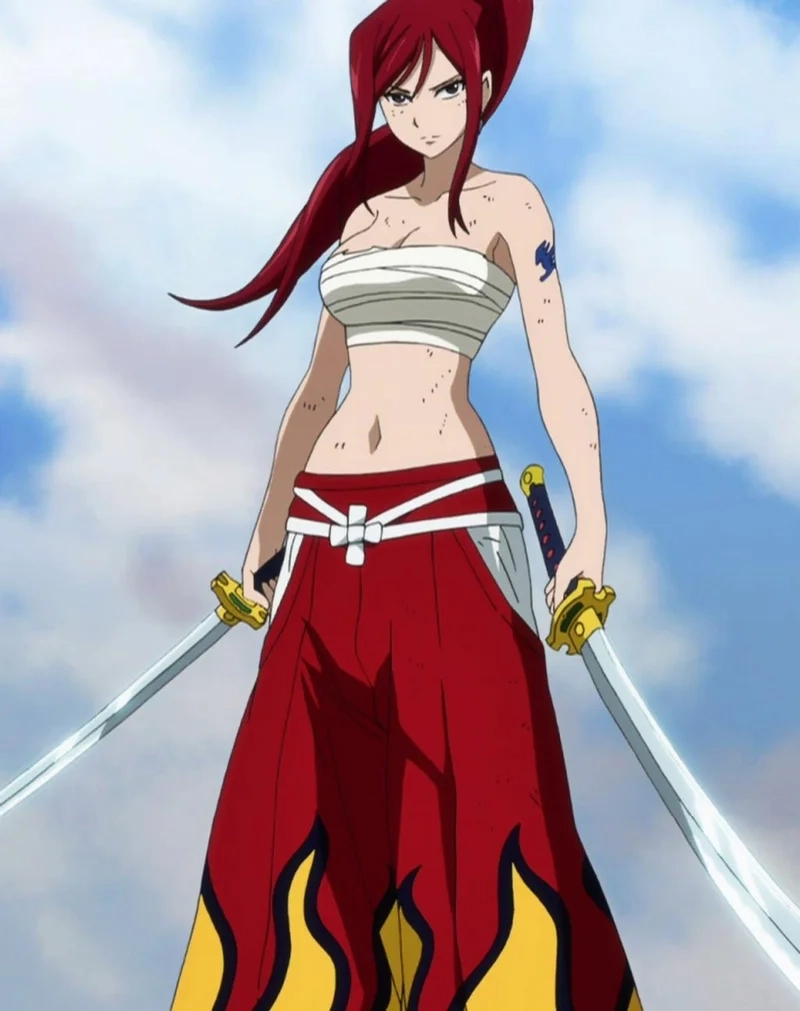Erza Scarlet Fairy Tail là nữ chiến binh nổi bật nhất hội